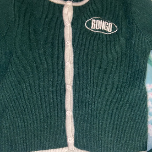 BONGO Women's Green Cardigan Crop SZ SM Forever 21 - Picture 5 of 5